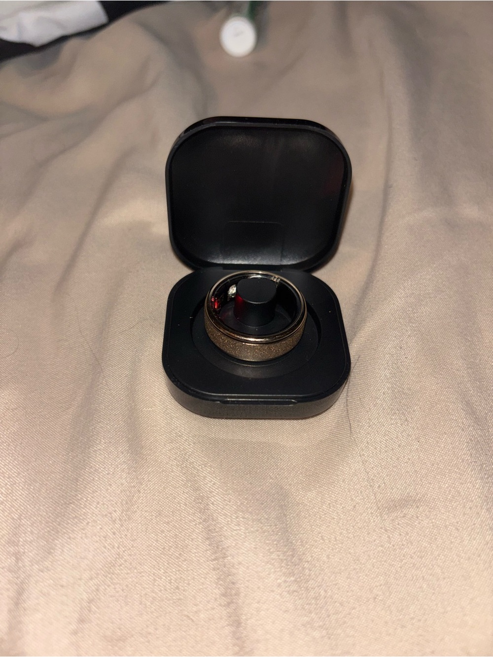 Size 9 Gold COLMI R10 Round Unisex Digital Health & Fitness Wearable Ring